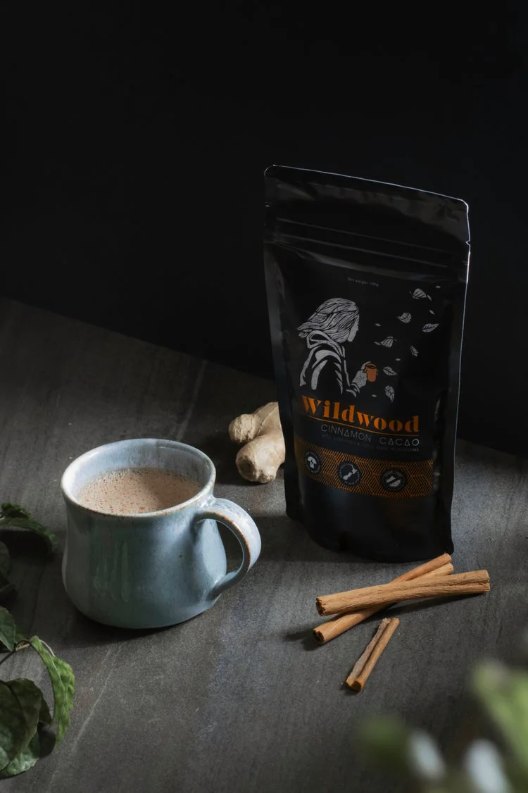 Wildwood - Cinnamon Cacao with Cordyceps and Lion's Mane - 100G - Image 3